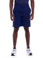 Szorty z bawełna z zamek błyskawiczny na co dzień. Niebieskie szorty męskie LEONE 1947 APPAREL, xl, z bawełny, na fitness i siłownię. Za 126.26 zł.
