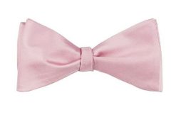 Mucha do Samodzielnego Zawiązania, Pudrowy Róż, Jedwabna, Elegancka -EM Men's Accessories- Męsk. Czerwone krawaty i muchy męskie Em men's accessories, bez wzorów, z jedwabiu, eleganckie. Za 99.99 zł.