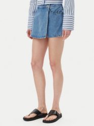 Levi's® Spódnico-szorty A3534-0000 Niebieski Regular Fit. Niebieskie szorty damskie bez wzorów, z bawełny. Za 209.99 zł.