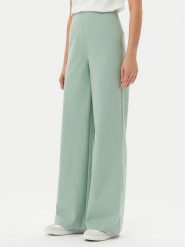 Marc O'Polo Spodnie palazzo 502 4119 10033 Zielony Wide Fit. Zielone spodnie materiałowe damskie Marc O´Polo, bez wzorów, z bawełny. Za 329.99 zł.