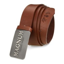 Pasek skórzany BELTIMORE r.90-105 cm W29 brązowy. Brązowe paski męskie bez wzorów. Za 82.49 zł.