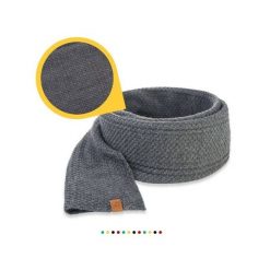 Ciepły męski szalik zimowy ciemnoszary Brodrene S5-DGR. Szare szaliki męskie na zimę, bez wzorów, z materiału. Za 55.00 zł.
