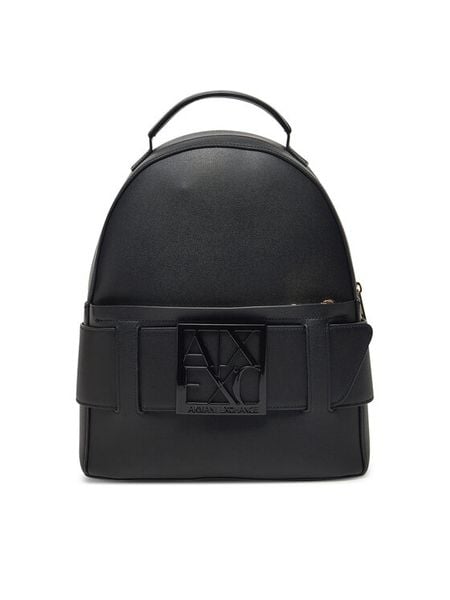 Armani Exchange Plecak XW001204 AF13672 UC001 Czarny. Czarne plecaki damskie Armani Exchange, bez wzorów, ze skóry. Za 749.99 zł.
