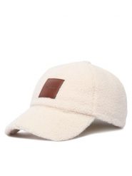 Calvin Klein Czapka z daszkiem All-Over Sherpa W/ Patch Cap LV04F5096G Kremowy. Białe czapki z daszkiem damskie CALVIN KLEIN, bez wzorów, z poliesteru. Za 189.99 zł.