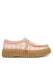 Clarks Półbuty Torhill Bee 26186298 Różowy. Czerwone półbuty damskie Clarks, bez wzorów, z materiału, bez obcasa, na płaskiej podeszwie. Za 519.99 zł.