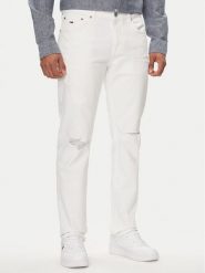 Tommy Jeans Jeansy Ryan DM0DM18761 Biały Straight Fit. Białe jeansy męskie Tommy Jeans. Za 339.99 zł.