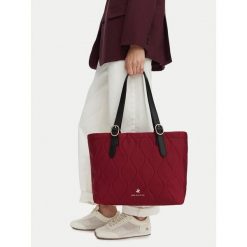 Torebka Beverly Hills Polo Club. Czerwone torebki klasyczne damskie Beverly Hills Polo Club, bez wzorów, bez dodatków. Za 199.99 zł.