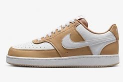 Buty Nike Court Vision Low Next Nature Beżowy/Biały. Białe obuwie treningowe damskie Nike, na fitness i siłownię, nike court. Za 375.00 zł.
