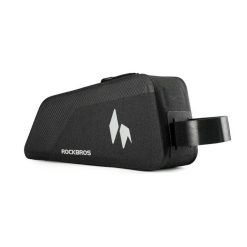 Torba rowerowa na górną rurę 1L wodoodporna. Czarne torebki klasyczne damskie ROCKBROS, bez wzorów, z materiału, bez dodatków. Za 119.99 zł.