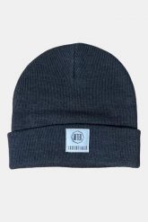Czapka żeglarska unisex dla dorosłych - Jet Black. Czarne czapki męskie AFTER ESSENTIALS, z aplikacjami, prążkowane, eleganckie. Za 55.00 zł.