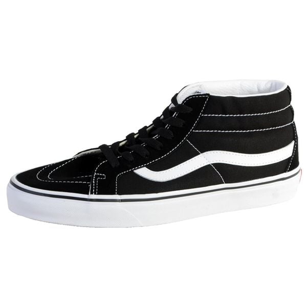 Tenisówki Vans Model Ua Sk8-mid Kolor Czarny. Czarne trampki i tenisówki męskie Vans, bez wzorów, ze skóry, bez zapięcia. Za 346.15 zł.