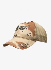 Czapka z daszkiem Helikon-Tex Desert Refresh Trucker Cap - color desert. Brązowe czapki męskie HELIKON-TEX, bez wzorów, z bawełny. Za 102.99 zł.