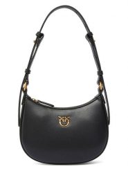 Pinko Skórzana torebka w kolorze czarnym - 16 x 10 x 5 cm rozmiar: onesize. Czarne torebki klasyczne damskie Pinko, bez wzorów, z materiału, bez dodatków. Za 724.95 zł.