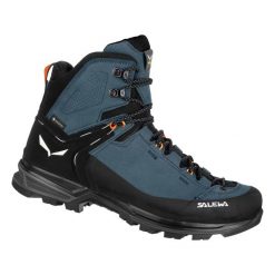 Buty trekkingowe Salewa MTN Trainer 2 Mid GTX. Czarne buty trekkingowe męskie Salewa, z gore-texu, bez zapięcia, wspinaczkowe, gore-tex. Za 1,050.50 zł.