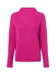 Marie Lund Sweter Kobiety Bawełna wyrazisty róż, L. Czerwone swetry klasyczne damskie Marie Lund, l, z bawełny, bez kołnierzyka. Za 299.95 zł.