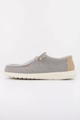 Buty HEY DUDE WALLY BRAIDED Szary. Szare buty fitness męskie Hey dude, na fitness i siłownię. Za 234.99 zł.