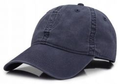 Letnia Czapka z Daszkiem (Bejsbolówka) - Pako Jeans - Granatowa. Niebieskie czapki męskie Pako Jeans, na lato, bez wzorów, z bawełny. Za 75.00 zł.