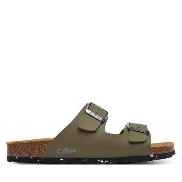 Klapki CMP. Brązowe klapki damskie CMP, bez wzorów, bez obcasa. Za 189.99 zł.