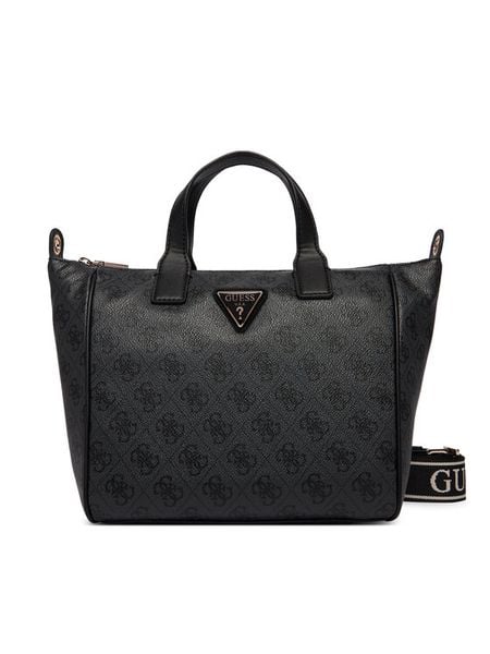 Guess Torebka Follie Travel TWLB96 76019 Szary. Szare torebki klasyczne damskie Guess, z aplikacjami, ze skóry, bez dodatków. Za 549.99 zł.