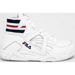 Fila - Buty Cage Core TC Mid. Białe buty sportowe na co dzień damskie Fila, bez wzorów, z gumy. W wyprzedaży za 479.90 zł.