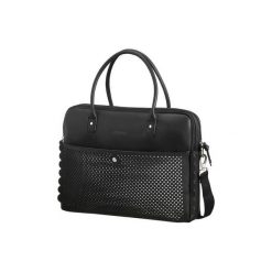 American Tourister Luna Pop 15.6" czarna. Czarne torby na laptopa damskie Samsonite, bez wzorów, z materiału. Za 199.00 zł.