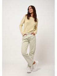 AUTHENTIC CASHMERE Kaszmirowy sweter "Criou" w kolorze żółtym rozmiar: XL. Żółte swetry klasyczne damskie AUTHENTIC CASHMERE, xl, z kaszmiru, bez kołnierzyka. Za 366.35 zł.