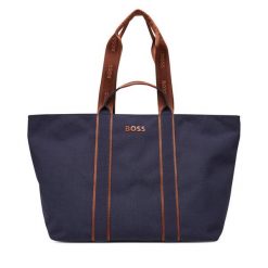 Torebka BOSS. Niebieskie torebki klasyczne damskie Boss, bez wzorów, bez dodatków. Za 359.99 zł.
