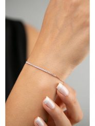 Heliophilia Pozłacana bransoletka z cyrkoniami rozmiar: onesize. Czerwone bransoletki damskie Heliophilia, pozłacane. Za 73.93 zł.