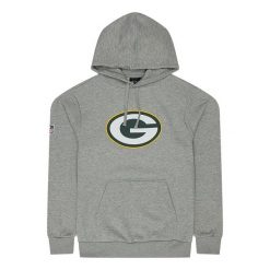Bluza z kapturem Green Bay Packers NFL. Szare bluzy z kapturem męskie New Era, m, z bawełny. Za 208.65 zł.