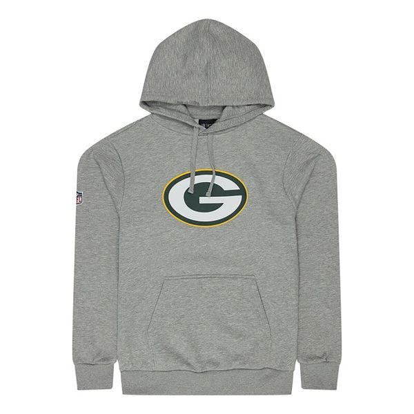 Bluza z kapturem Green Bay Packers NFL. Szare bluzy z kapturem męskie New Era, m, z bawełny. Za 208.65 zł.