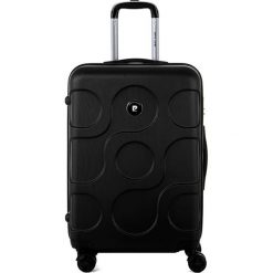 Walizka w kolorze czarnym - 71 l. Czarne walizki Bestseller Luggage, bez wzorów, z materiału. W wyprzedaży za 199.95 zł.