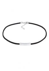 Elli Damski naszyjnik choker tekstylny czarny Black Trend srebro 925 Sterling Silver Naszyjniki 1 ct. Czarne naszyjniki damskie Elli, srebrne. Za 293.99 zł.