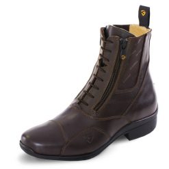 Buty jeździeckie Tonics Stardust II. Brązowe buty wizytowe męskie FLOWTONIC, ze skóry, bez zapięcia. Za 723.00 zł.