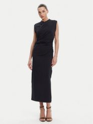French Connection Sukienka codzienna 71YAV Granatowy Bodycon Fit. Niebieskie sukienki damskie French Connection, na co dzień, xl, bez wzorów, z bawełny, bez kołnierzyka, bez ramiączek, bodycon. Za 229.99 zł.