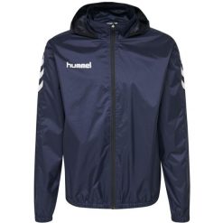 Kurtka ortalionowa sportowa dla dorosłych Hummel Core Spray Jacket. Niebieskie kurtki treningowe męskie HUMMEL, l, bez wzorów, do piłki ręcznej. Za 130.00 zł.