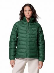 Columbia Kurtka pikowana "Powder Lite II" w kolorze zielonym rozmiar: M. Zielone kurtki damskie Columbia, m, bez wzorów, bez kaptura. Za 274.95 zł.