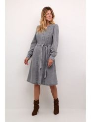 Cream Sukienka "Ruth" w kolorze szarym rozmiar: 46. Szare sukienki damskie Cream, bez wzorów, z tkaniny, bez kołnierzyka, bez ramiączek, midi. Za 193.24 zł.