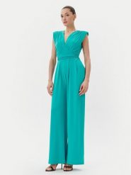 Rinascimento Kombinezon CFC0123771003 Zielony Regular Fit. Zielone kombinezony damskie RINASCIMENTO, l, bez wzorów, z syntetyku, bez kołnierzyka, bez ramiączek. Za 269.99 zł.