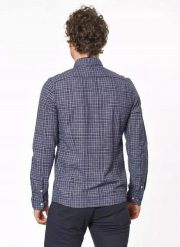 LEE SLIM BUTTON DOWN MĘSKA KOSZULA MATERIAŁOWA W KRATĘ NIGHT SKY L66XZHSJ 112116835. Koszule męskie Lee, l, bez wzorów, z materiału, bez kołnierzyka, bez ramiączek. Za 129.99 zł.