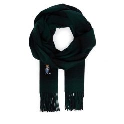 Szalik Polo Ralph Lauren. Zielone szaliki i kominy damskie Polo Ralph Lauren, bez wzorów. Za 599.99 zł.