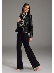 SWING Kurtka w kolorze czarnym ze skóry syntetycznej rozmiar: 36. Czarne kurtki damskie Swing, bez wzorów, ze skóry, bez kaptura. Za 291.45 zł.