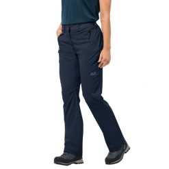 Spodnie damskie Jack Wolfskin Activate Light. Niebieskie spodnie dresowe damskie Jack Wolfskin, bez wzorów. W wyprzedaży za 333.55 zł.
