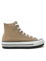 Converse Trampki Chuck Taylor All Star City Trek Hi A10189C Beżowy. Brązowe trampki i tenisówki męskie Converse, bez wzorów, z materiału, bez zapięcia. Za 269.99 zł.