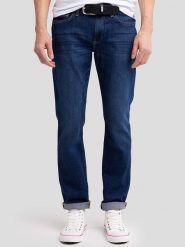 BIG STAR Dżinsy - Slim fit - w kolorze granatowym rozmiar: W30/L32. Niebieskie jeansy męskie Big Star. Za 184.95 zł.