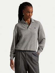 Polo Ralph Lauren Bluza 211947966501 Szary Relaxed Fit. Szare bluzy bez kaptura damskie Polo Ralph Lauren, l, z bawełny. Za 859.99 zł.