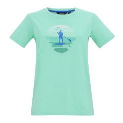 Koszulka Damska Filandra VX Sunset Paddleboard T-shirt. Zielone bluzki damskie Regatta, bez wzorów, casualowe, bez kołnierzyka, bez ramiączek. Za 67.99 zł.