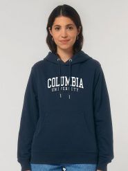 American Universities Bluza "Colombia University" w kolorze granatowym rozmiar: L. Niebieskie bluzy z kapturem damskie American Universities, l. Za 114.17 zł.