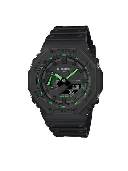 G-Shock Zegarek GA-2100-1A3ER Czarny. Czarne zegarki męskie G-Shock. Za 429.99 zł.
