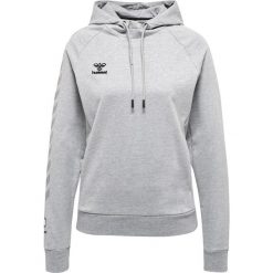 Damska bawełniana bluza z kapturem Hummel Move Grid. Niebieskie bluzy sportowe damskie HUMMEL, l, z bawełny. Za 251.50 zł.