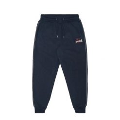 Spodnie do biegania Lonsdale Delaval. Niebieskie spodnie sportowe męskie Lonsdale, z bawełny. Za 279.00 zł.